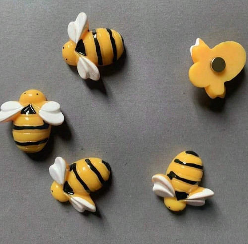 Pack bee fridge - bee, magnets
