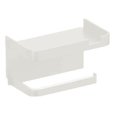 Toilet Paper Roll Holder Bathroom Shelf Wall Mounted With Mobile Phone Storage