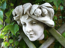 (NEW)Garden Stone Ornaments,Garland Girl,Wall plaque,Wall planter~Beautiful DK