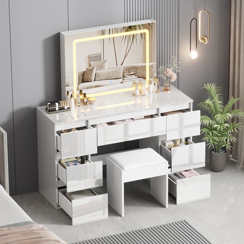 High gloss white - high, dressing