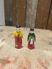 Vintage Pair Asian Man & Women