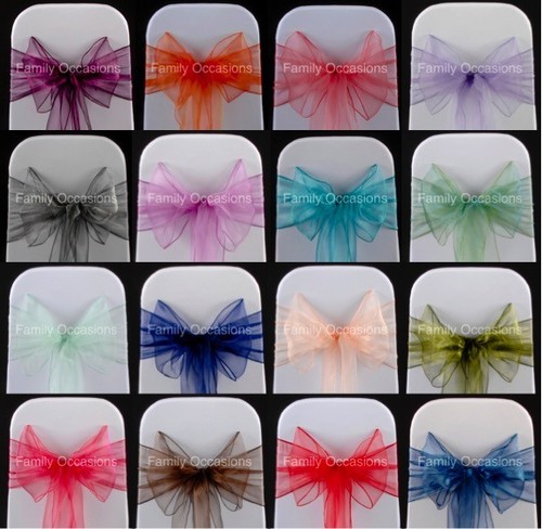 Organza sashes wider - organza,