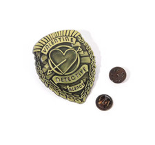 Fallout 4 Valentine Detective Agency Metal Pin Badge Gamer Nick Valentine Gift