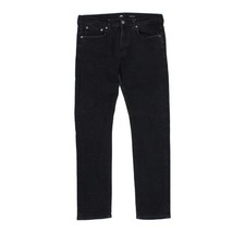 Edwin Jeans Mens W34 L32 Black Denim​ Slim​ Casual​ Tapered​ Stretch
