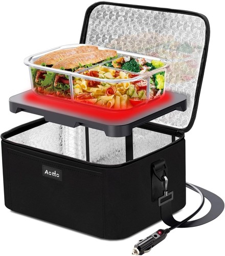 Heated lunch box food warmer - heated,