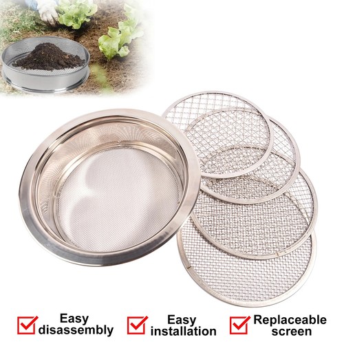 Garden soil sieve stainless - soil,