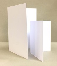 Pre Scored Recycled White Card Blanks 250gsm 300gsm 350gsm Without Envelopes