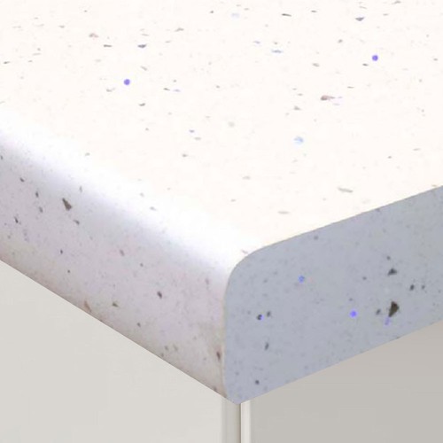 White sparkle kitchen - white, worktops