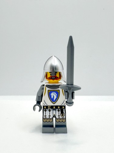 Lego white horse knight - white,