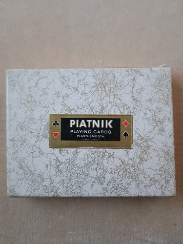 Vintage piatnik playing - piatnik, cards