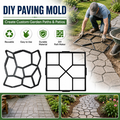 Diy path maker concrete mould - maker,