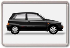 FRIDGE MAGNET - DAIHATSU CHARADE GTTI - - GRAPHIC CAR ART - Large
