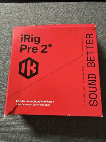 Irig pre audio interface for - irig,