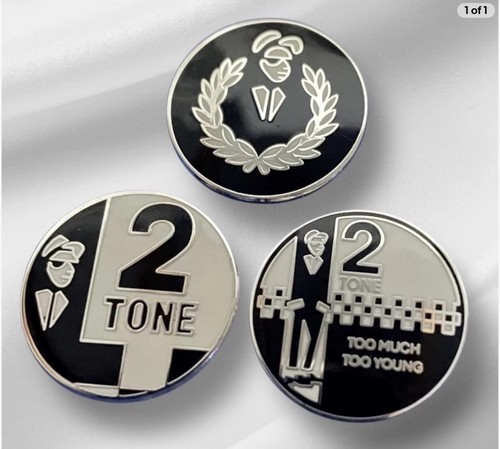 2tone ska pin badges - 2tone,
