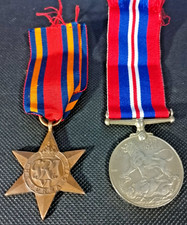 2 ORIGINAL WW2 MEDALS & THEIR
