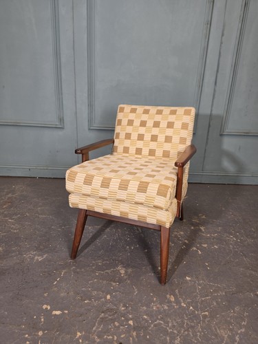 Teak mid century armchair - teak,
