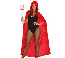 Red Cape Long Hooded Cloak