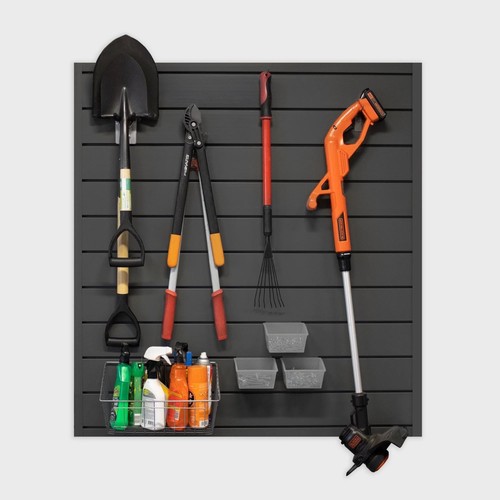 Proslat charcoal 4x4 slatwall - proslat,