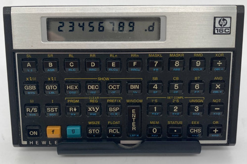 Vintage hewlett packard 16c - vintage, hp-16c