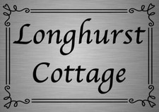 Door Sign House Number Brushed