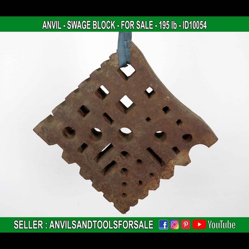 Anvil swage block 195 lb - block,