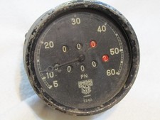 VINTAGE SMITHS MA  60 MPH GOVERNOR SPEEDOMETER FITS AUSTIN 7 MORGAN RILEY MORRIS