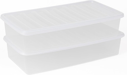 Clear under bed storage - 2,