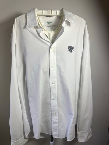 Kenzo white casual fit tiger - casual,