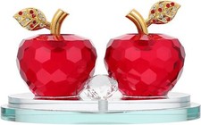 Crystal Apple Ornament Faceted