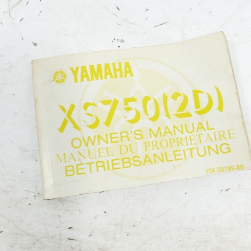 Yamaha 750 drivers manual - drivers,