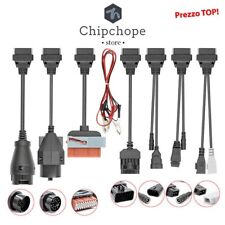 DS150E Kit 8 Cavi Auto Set Cavi OBD2 Adattatore Diagnostico AutoCom Delphi CDP