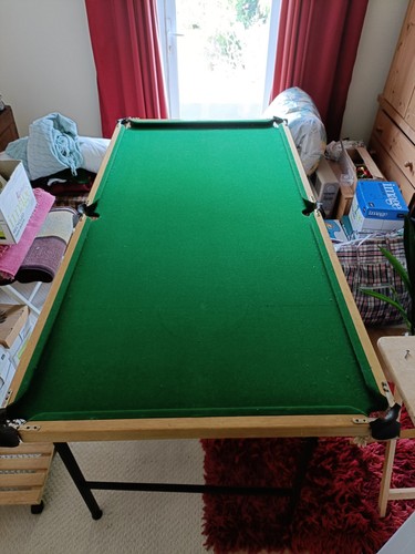 Snooker table 6ft 3ft with - x,
