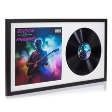 12" / 10" / 7" Vinyl LP Record and Album Cover Frame Memorabilia Wall DisplayDbl