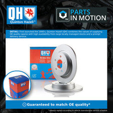 2x Brake Discs Pair Solid fits VOLVO S40 Mk2 2.0 Rear 06 to 12 280mm Set QH New