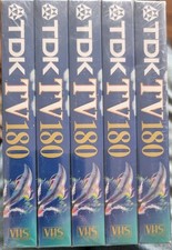 TDK E-180 3 Hours Blank VHS