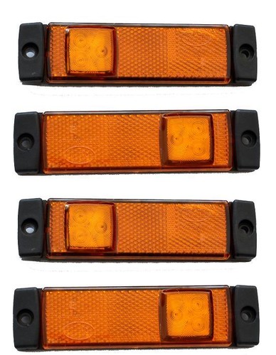 24v amber led side - 24v,