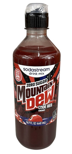Sodastream mtn dew code - mtn, red
