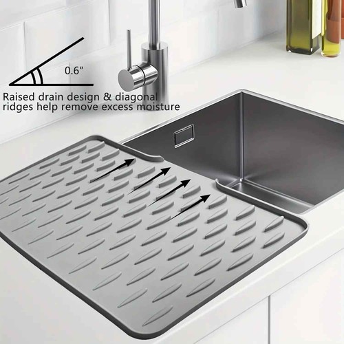Silicone drying mat - drying, sink