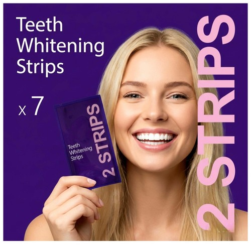 Teeth whitening strips say - teeth, 7
