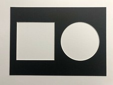 A4 size (297x210mm) CD DISPLAY MOUNT - Disc & Cover Bevel Cut (Style 1) FREE P&P