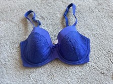 La Senza 32dd Purple Blue Bra