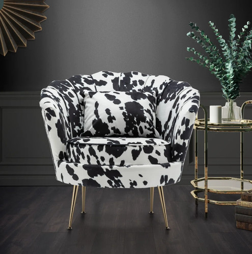 Mid century modern cow - century,