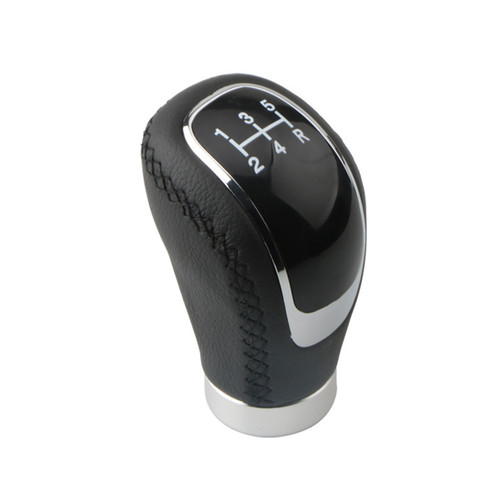 Black line leather manual car - line,