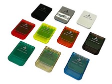 BARGAIN PS1 Memory Card Official Sony PlayStation PSOne PSX - Multiple Colours