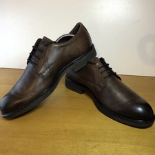 Ecco Vitrus Oxford Shoes - Mens UK Size 8.5 - leather uppers & insoles - VGC