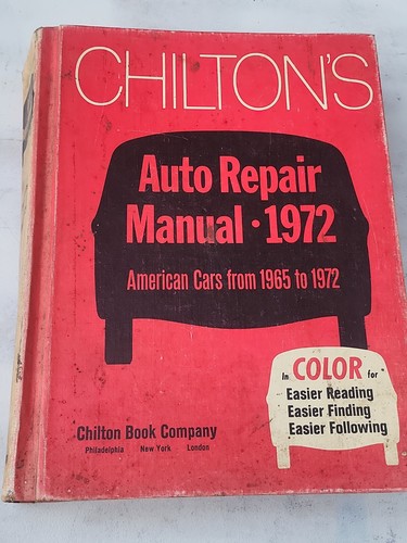 Chiltons 1972 auto repair - chiltons,
