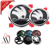 Pcs 80mm/90mm Skoda Emblem