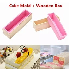 Wood Loaf Soap Moulds with