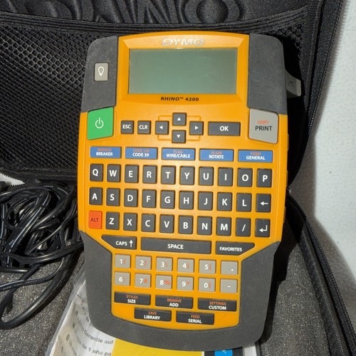 Dymo rhino 4200 label - rhino, maker