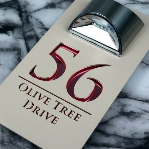 Laser house number plaques - laser,